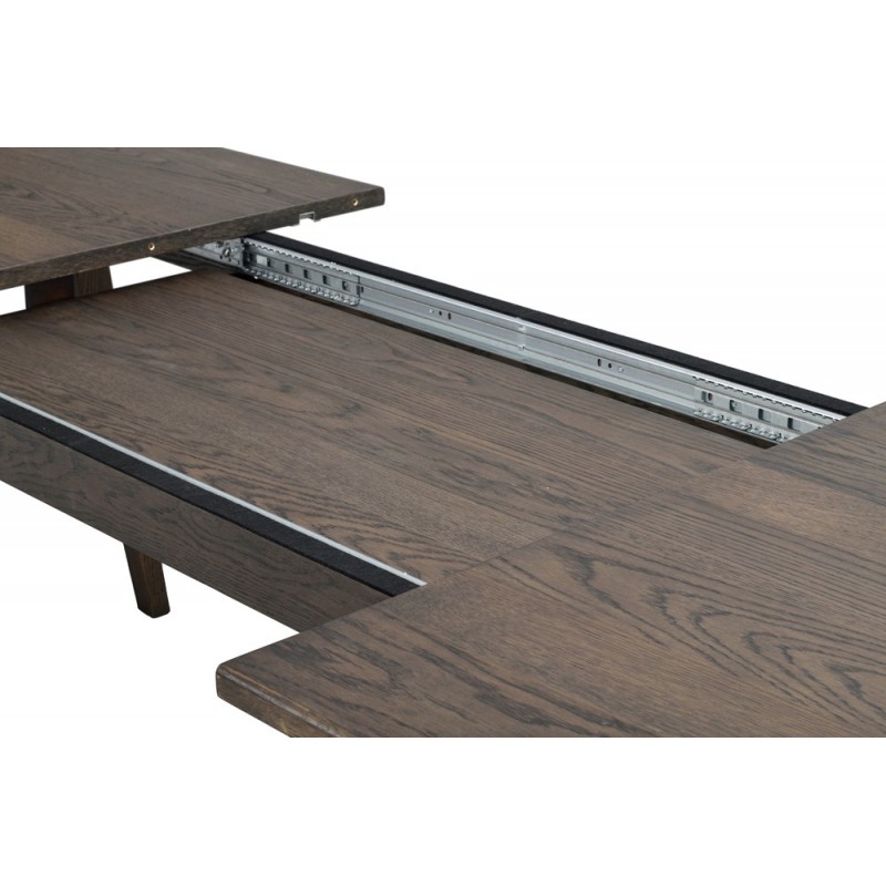 RO Grah Extending Dining Table Brown